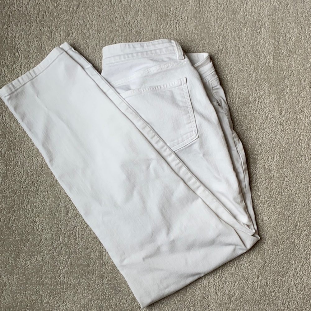 Eileen Fisher white jeans